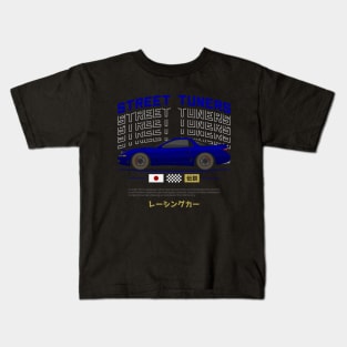 Tuner Blue 3KGT JDM Kids T-Shirt